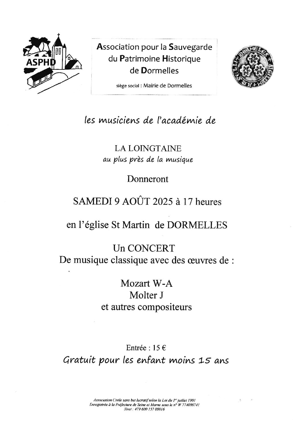 Concert à l’église