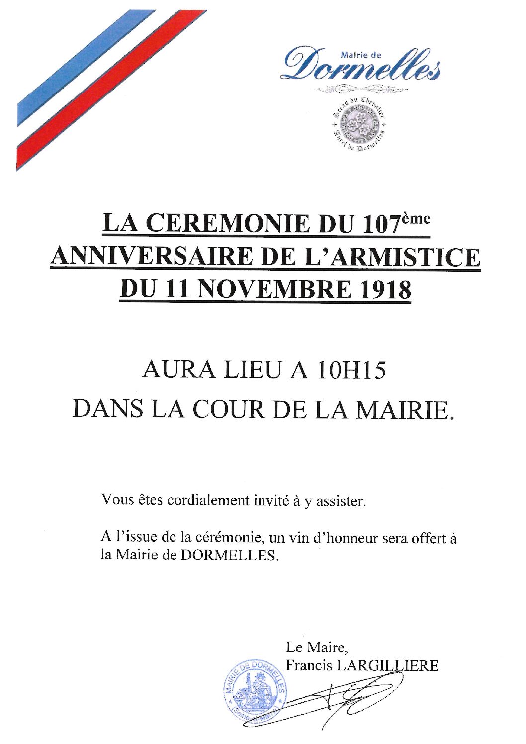 commémoration 11 novembre